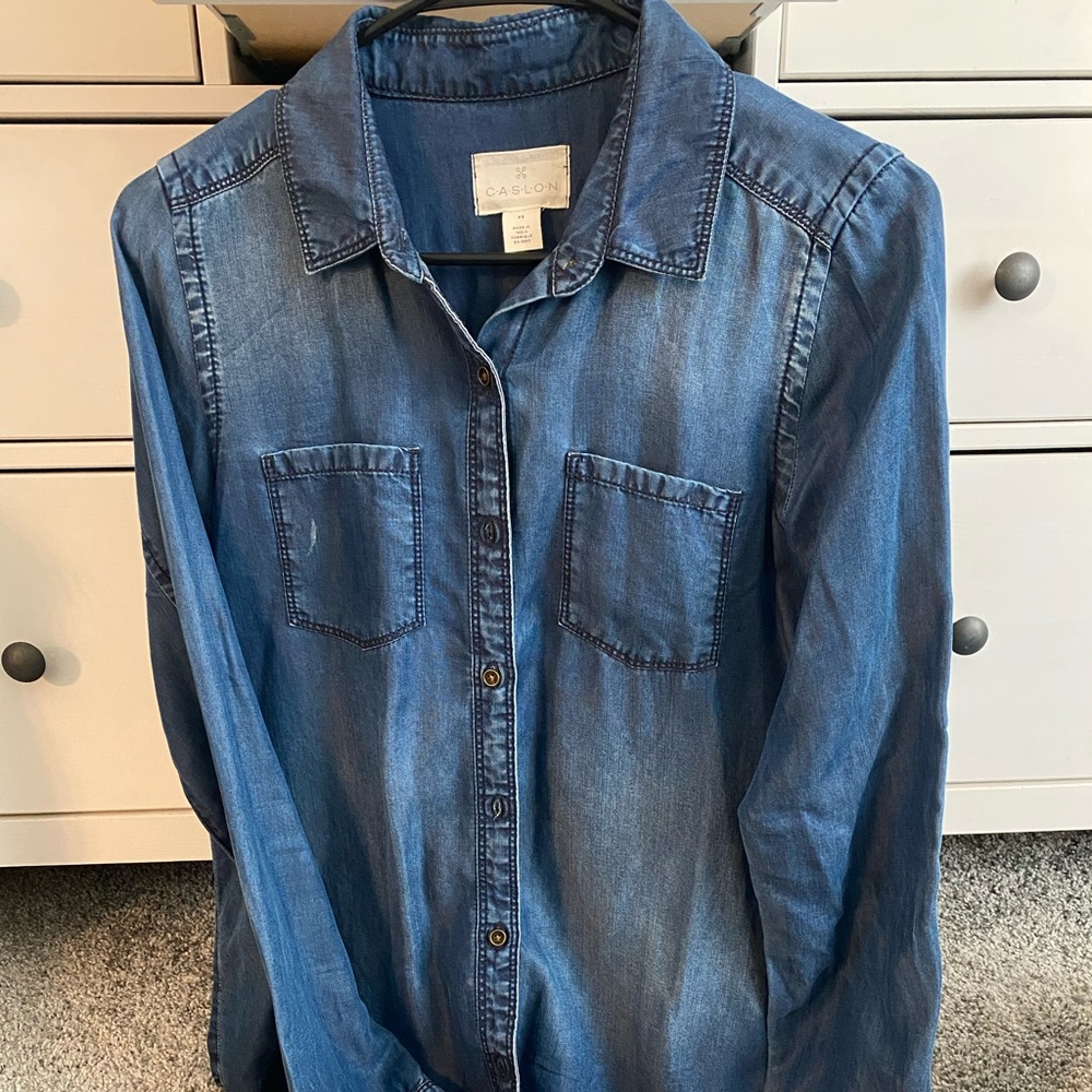 Caslon denim shirt XS